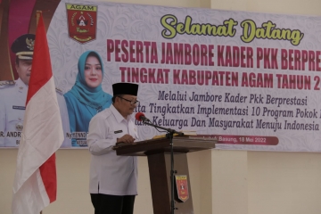 Jambore Kader PKK Kabupaten Agam menuju Indonesia Maju